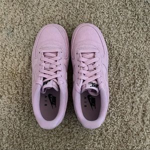 Pink Corduroy Nike AirForce 1
